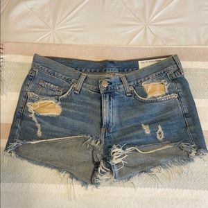 Rag & Bone distressed shorts